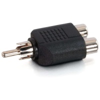 Adaptor AA-058 Αρσ. σε 2 RCA Θηλ.