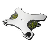 Trust 16813 XS Βάση Laptop Cooling Xstream with Dual Fans Aσημί 